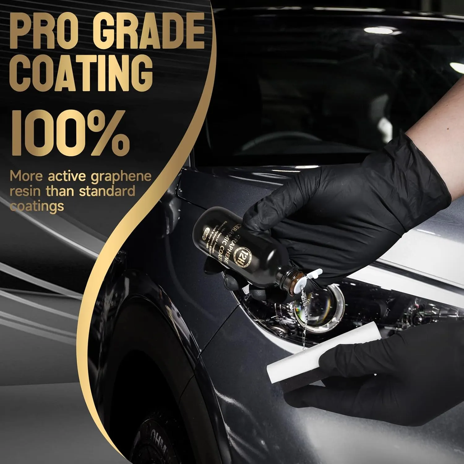 𝐀𝐝𝐯𝐚𝐧𝐜𝐞𝐝 𝗚𝗿𝗮𝗽𝗵𝗲𝗻𝗲 Ceramic Coating for Cars (70ml) - 10H Graphene Coating for Car Detailing - 10  Years of Long Lasting Protection - Ultra High Gloss & Shine, Extremely Hydrophobic