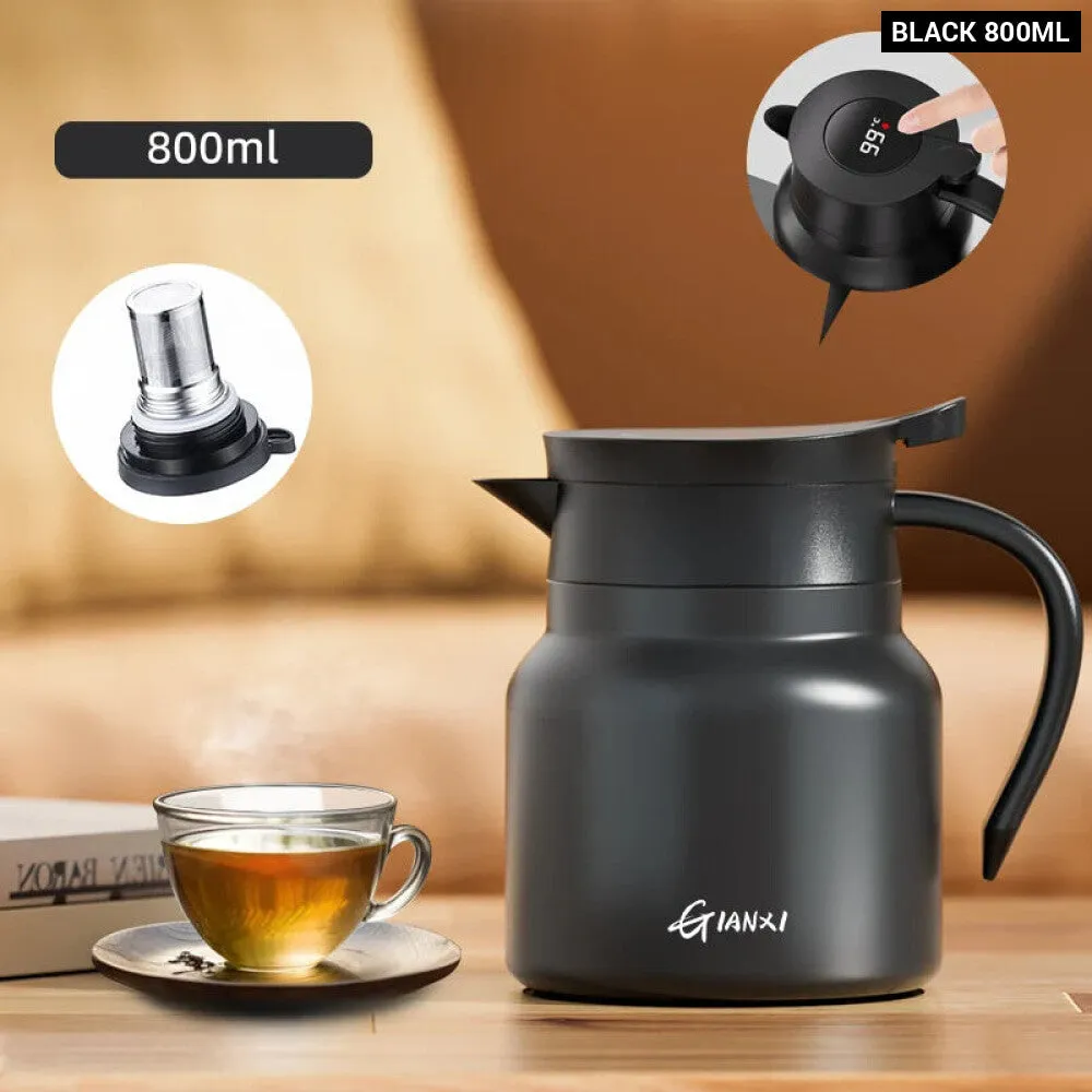 1000ml Ceramic Teapot with Filter and Handle