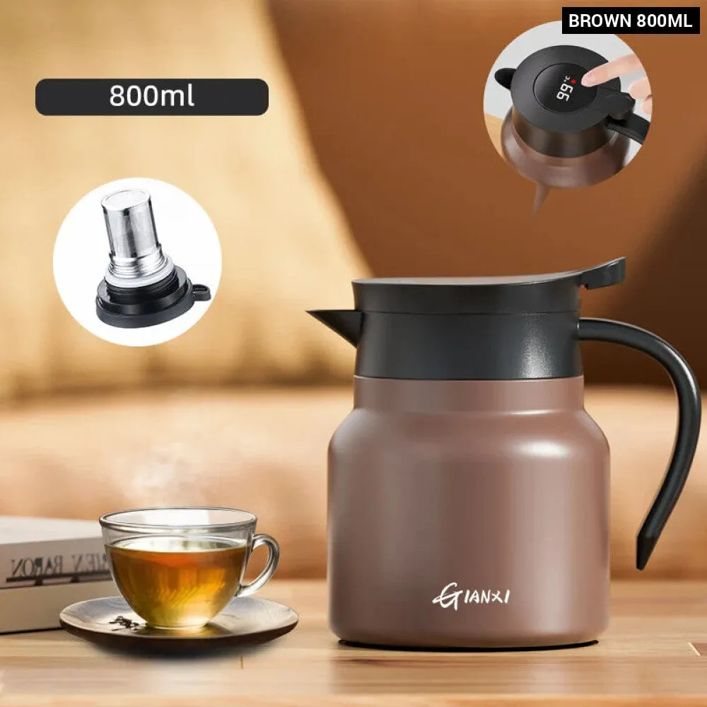 1000ml Ceramic Teapot with Filter and Handle
