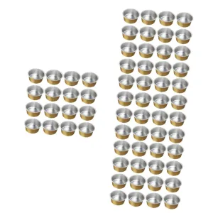 100pcs Wax Melting Bowls Nonstick Foil Wax Containers for Hair Removal for Home and Salon Use for Paraffin Treatments and Easy Peeling