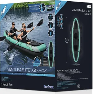 10'10" x 34" Ventura Elite X2 Kayak: A Durable, Waterproof, and Puncture Resistant Element Tough Companion