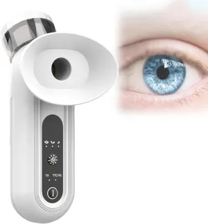 10ml Capacity Dry Eyes Steamer, Handheld Eye Hydrating Soothing Sprayer with 3 Gears Temperature Adjustable, 360° Total Hydration, for Moisturizing & Cleaning, Dry Eye Relief