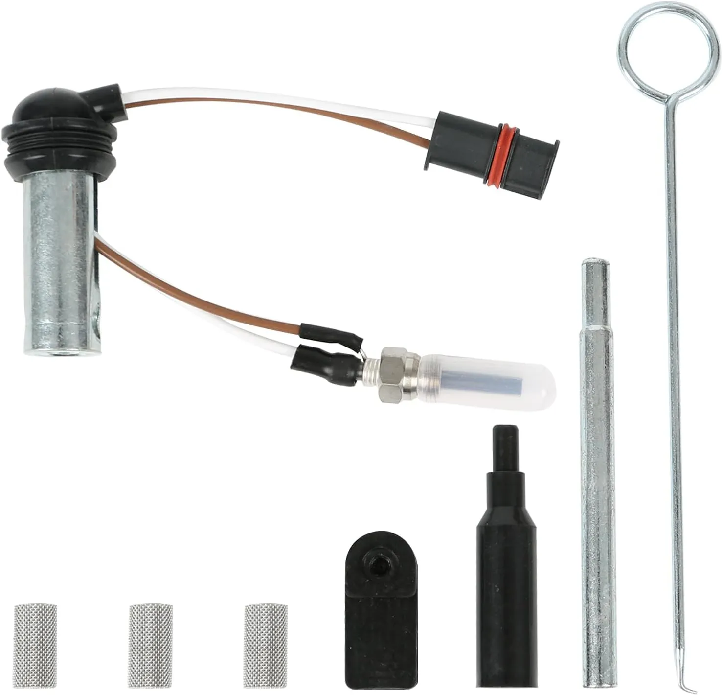 12V Diesel Heater Glow Plug Service Kit Parking Heater Glow Plug Rebuild Kit Removal Fitting Tool Glow Plug Strainer Screen Tool fits for Eberspacher Airtronic D2 D4 D4S Heater