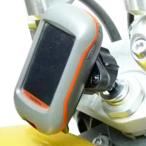 15-17mm Fork Stem Motorbike Mount & Dedicated Cradle for Garmin eTrex 10 - 20 - 30 (sku 49938)