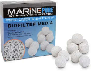 1.5-Inch Sphere Bio-Filter Media for Marine and Freshwater Aquariums, 1-Gallon