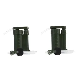 1pc Portable Camping Water Purifier Emergency Personal Water Filter Pump for Outdoor Use Design for Hiking Backpacking Fishing and Survival