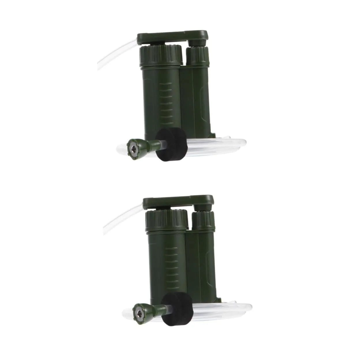1pc Portable Water Filter Pump Emergency Personal Water Purifier for Camping Travel Survival Filtration System Durable Reliable