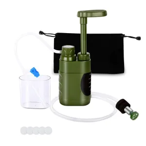 1Set Outdoor Water Filter Emergency Water Purifier Emergency Survival Tools Mini Water Filter Portable for Camping