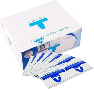 20 Gel Soak Off Foils with Pad for Gel Nail Polish Removal, 4.8x4.8 cm