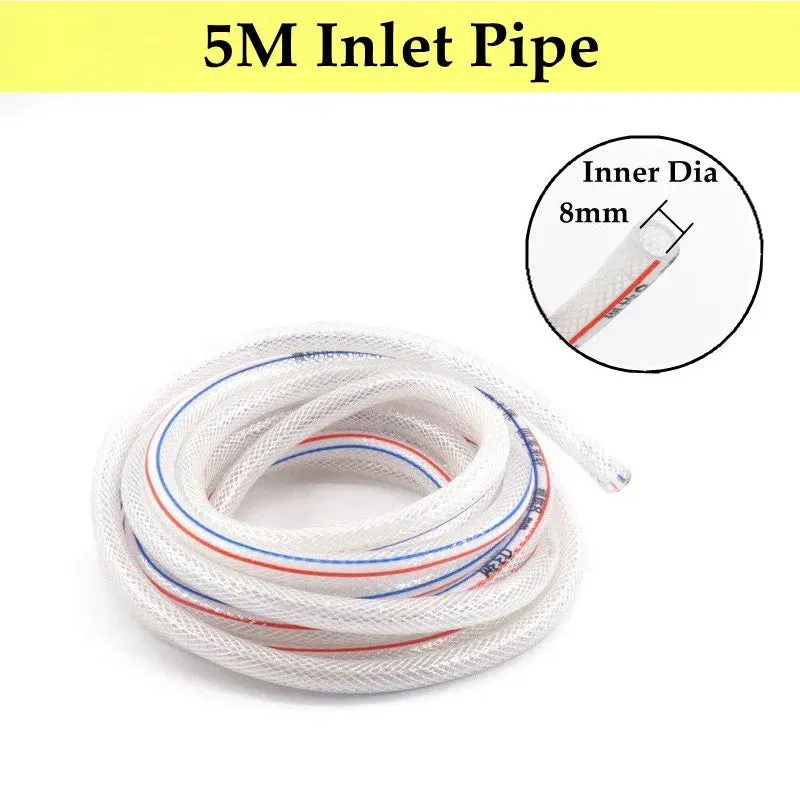2~10M Household Portable Battery Washer Gun High Pressure Car Washing Machine Water Inlet Hose Filter Kit Suction Pipe Set
