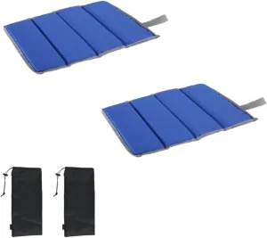 2PCS Camping Seat Cushion, Foldable Insulated Sitting Pad Portable Waterproof Foam Mat with Storage Bag for Picnic Outdoor Hiking Mountaineering