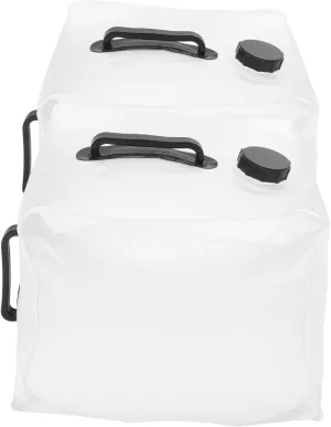 2pcs Camping Water Storage Bag 20l Portable Water Bag Collapsible Jugs Outdoor Storage Containers