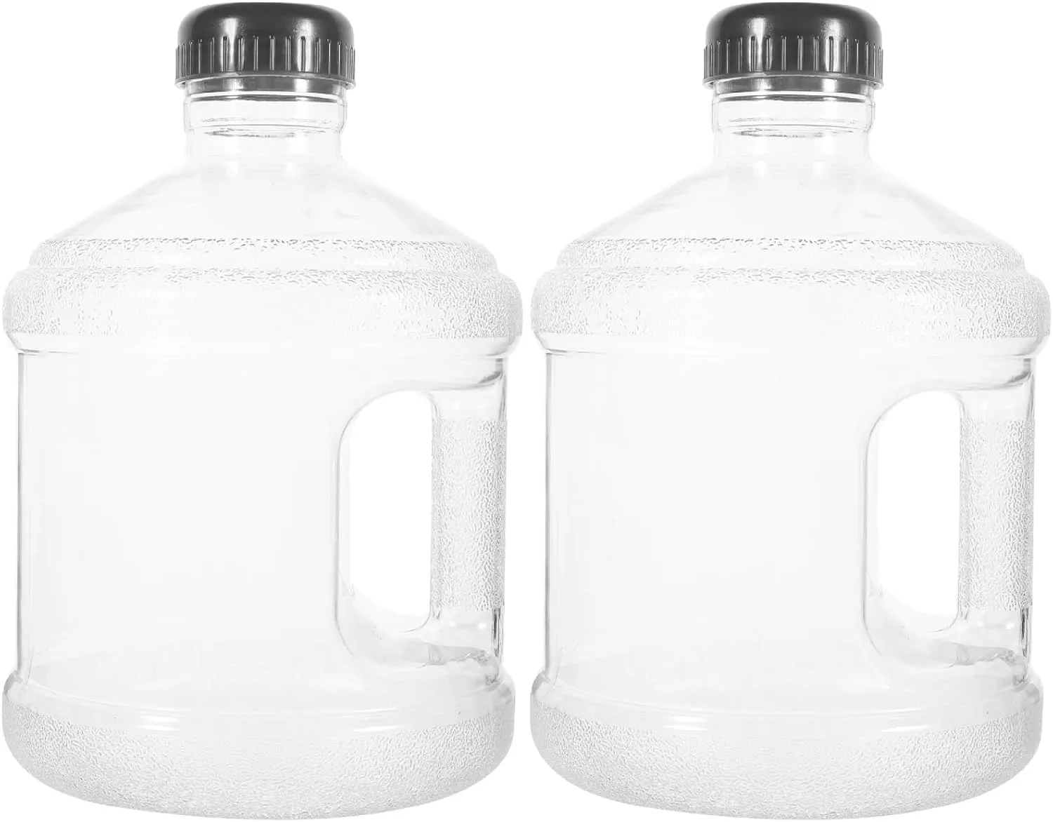 2pcs Reusable Water Jug Portable Handheld Water Container Capacity Outdoor Water Jug for Hiking Camping and Sports Activities