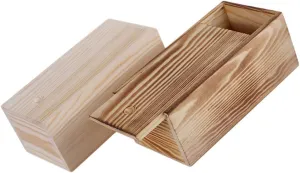 2pcs Wooden Jewelry Storage Box Rustic Souvenir Case for Home Organization for Earrings Necklaces Bracelets Watches Elegant Display