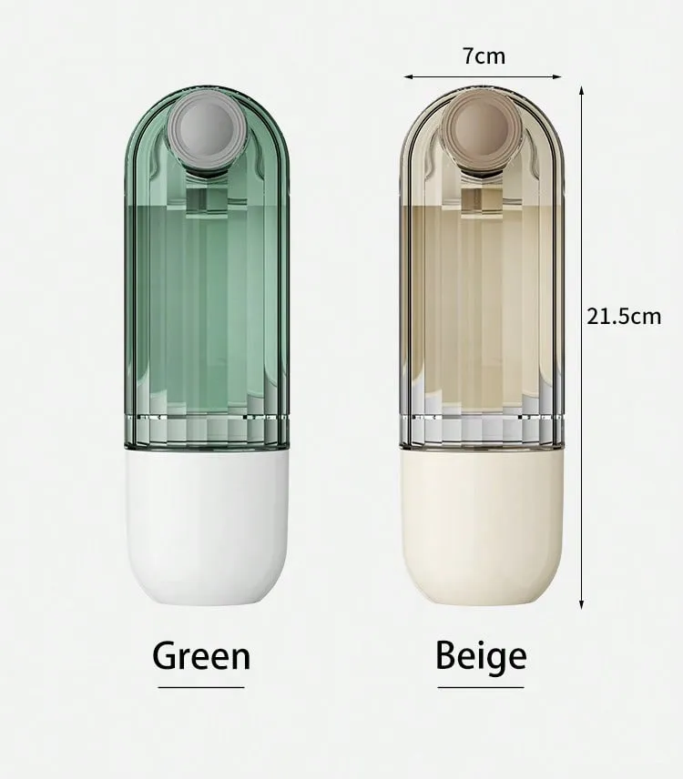3-in-1 Portable Water Bottle – Leak-Proof Food & Water Dispenser for Dogs & Cats