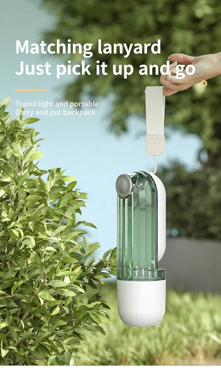 3-in-1 Portable Water Bottle – Leak-Proof Food & Water Dispenser for Dogs & Cats