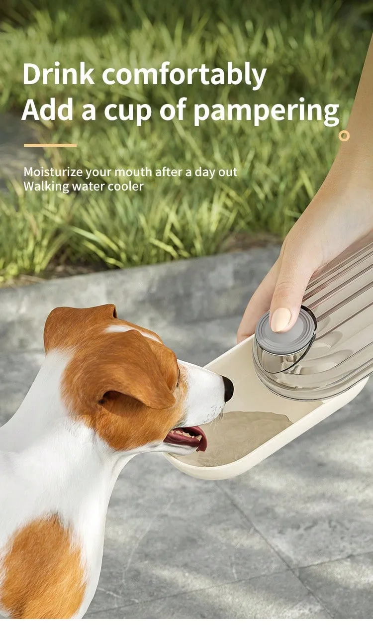 3-in-1 Portable Water Bottle – Leak-Proof Food & Water Dispenser for Dogs & Cats