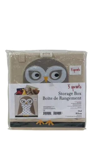 3 Sprouts Storage Box, Owl