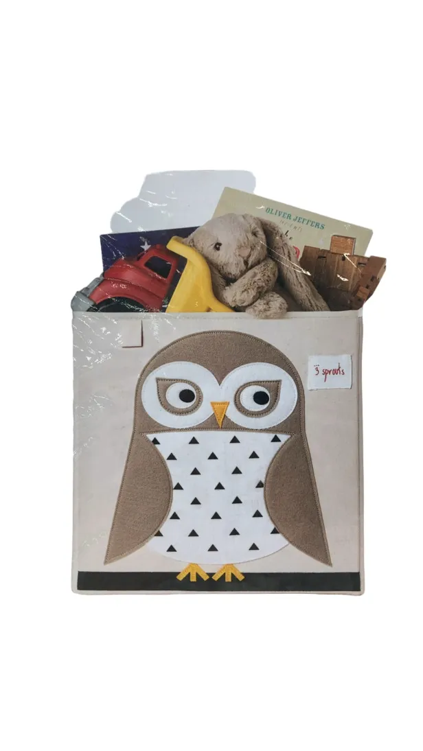 3 Sprouts Storage Box, Owl