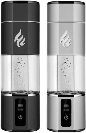 300ML Portable Hydrogen Rich Water Cup, Hydrogen Generator Water Filter, USB Charging Electrolyte Water Cup, 5000PPB High Concentration Health Bottle