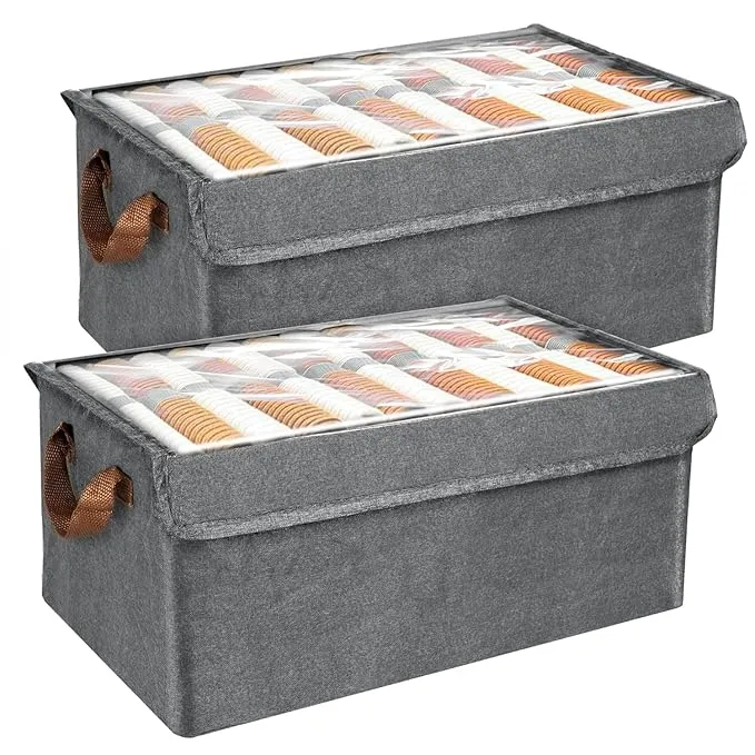 3528 Foldable Storage Baskets with Handles