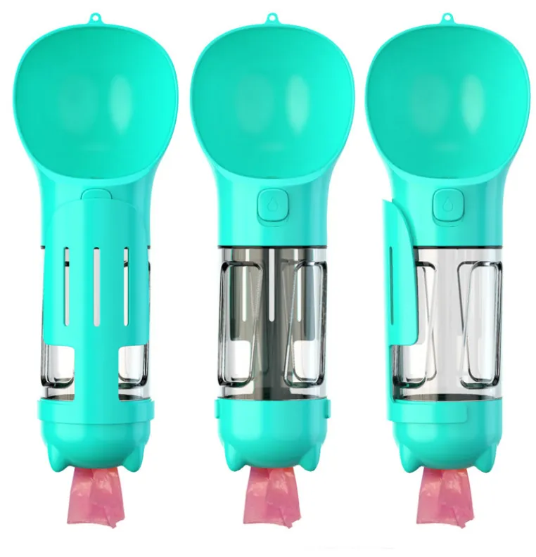 4-in-1 Dog Water Bottle Portable