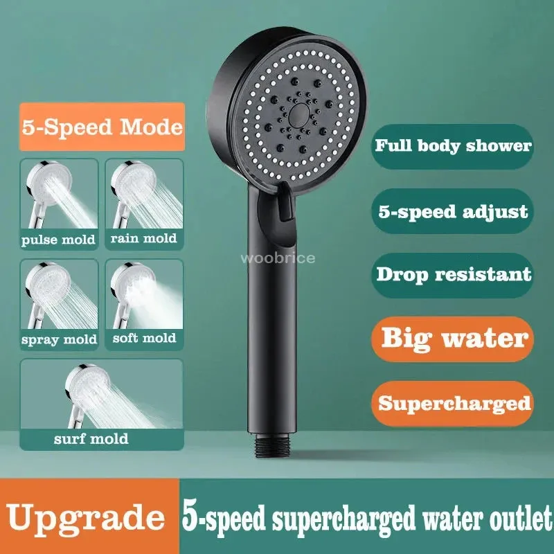 4 Modes Shower Head High Pressure Showerhead