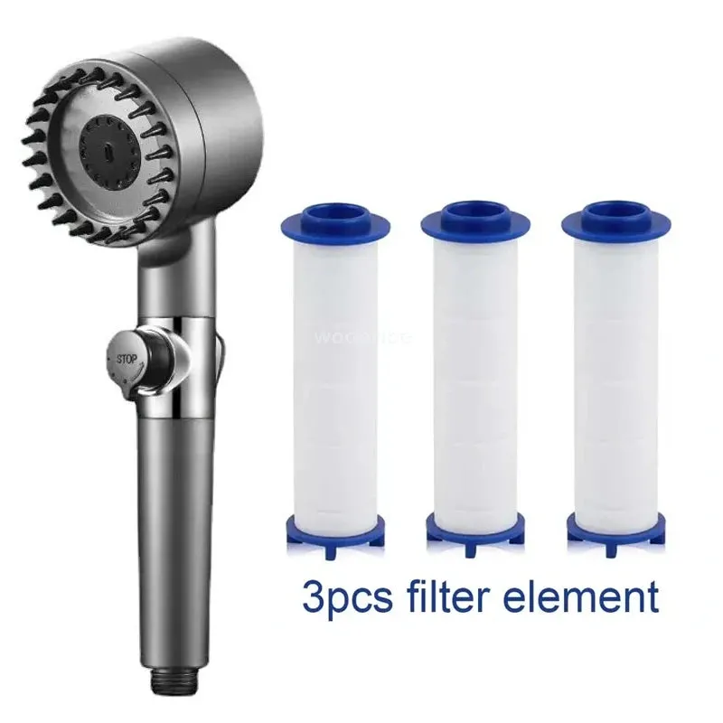4 Modes Shower Head High Pressure Showerhead