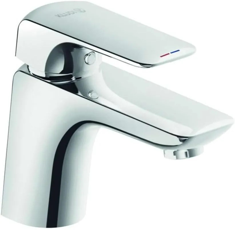 410280575 Basin Waterfall – Ameo Single-Lever Mixer Tap DN 15 Ceramic Cartridge with Hot Water Control and Lever: 6 L/min Water Flow At 3 Bar