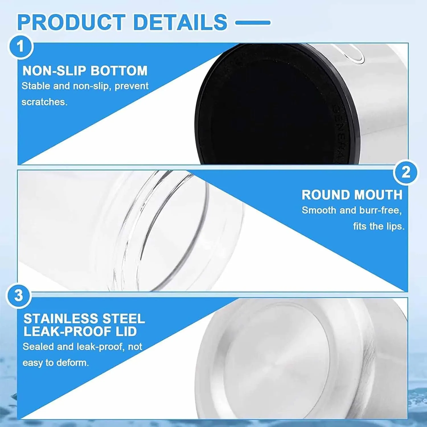 420ml Hydrogen-Rich Water Cup, Electric Hydrogen Rich Water Generator Bottle, Filter Portable Antioxidant Lonizer, USB H2 Healthy Smart Cup