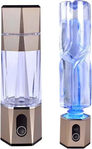 5000PPB Super Saturated Hydrogen Rich Water Cup, Alkaline Maker, Rechargeable Portable Water Ionizer Bottle, 300ML Antioxidan Hydrogen-Rich Water Cup