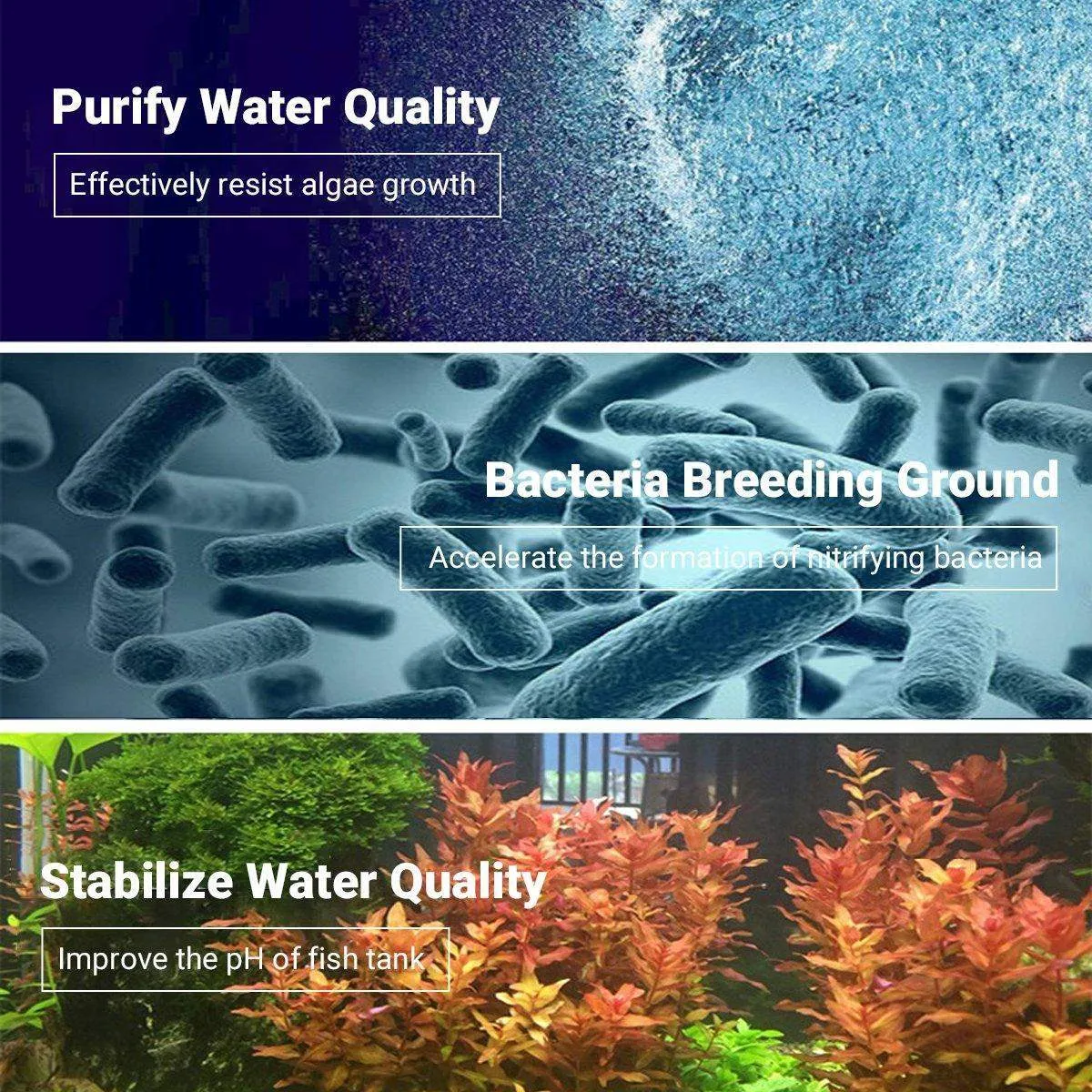 500g Fish Tank Water Filter Media Aquarium Filtration Material Sponge Pad