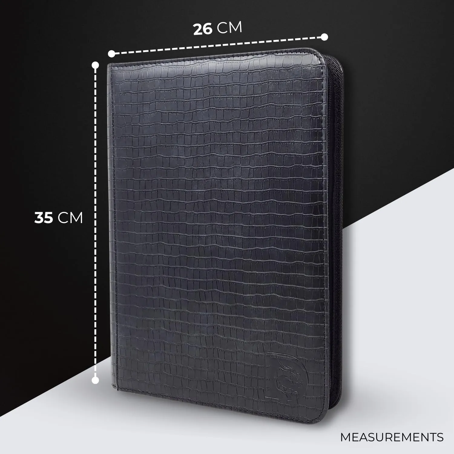 540 Pockets Trading Card Binder, 30 Double Sided Pages, 9 Pockets Per Page, Premium Sleeves Protect and Display Sports Cards, Game Cards - Onyx Black