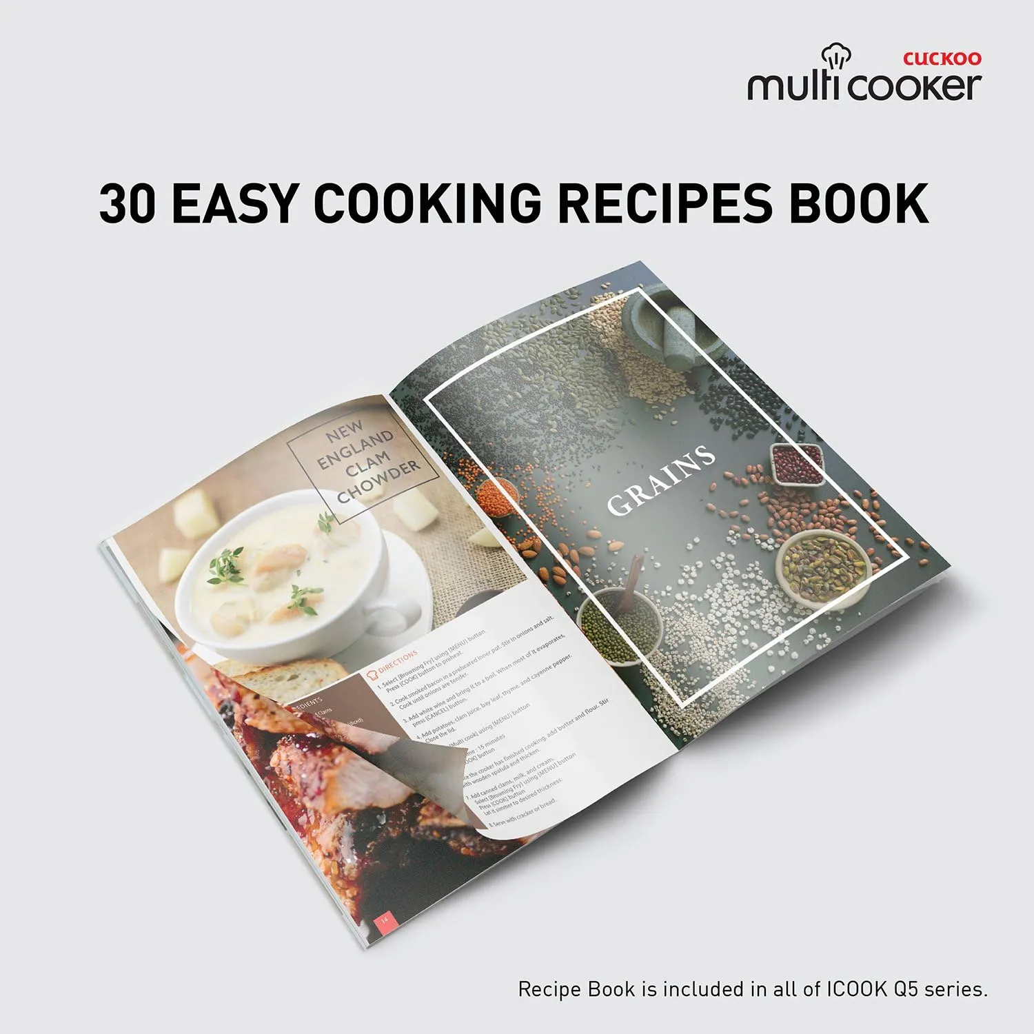5QT Cuckoo Electric Pressure Cooker with 10 Menu Options and Stainless Steel Pot
