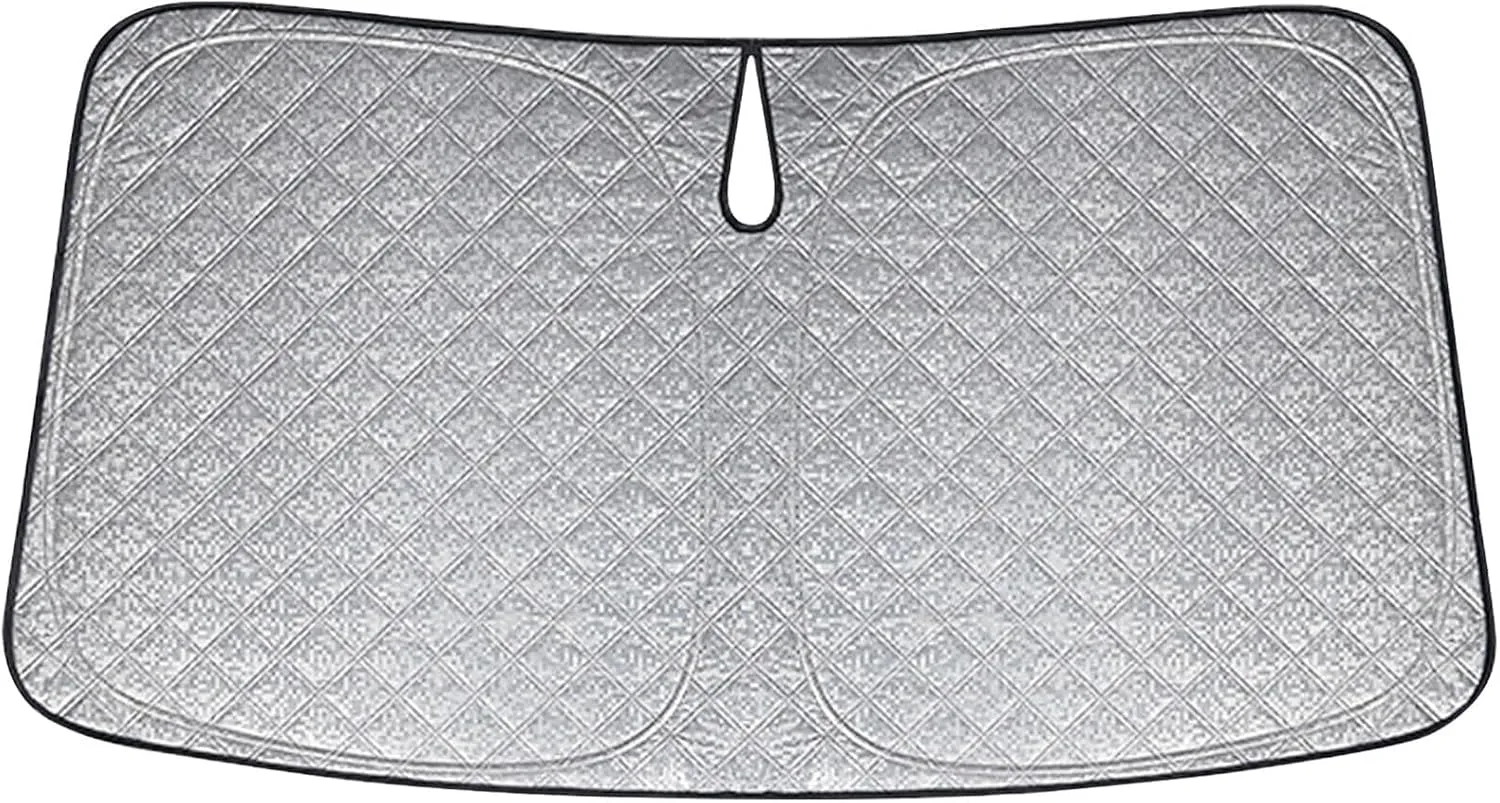 6 Layers Custom Fit Windshield Sun Shade for Ford Transit 2014-2025, Foldable Car Sunshade with Storage Bag, Heat Reflective & UV Protection