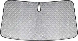 6 Layers Custom Fit Windshield Sun Shade for Ford Transit 2014-2025, Foldable Car Sunshade with Storage Bag, Heat Reflective & UV Protection