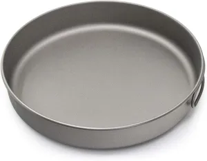 750ml Frypan with Foldable Handle Outdoor Camping Hiking Picnic Cooking Frying Pan