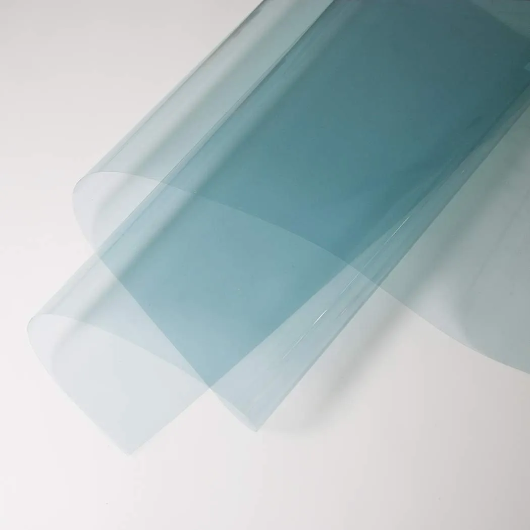80% VLT Nano Ceramic Car Front Window Film 99% Anti UV Heat Insulation Sun Blocking Solar Window Tint for Car Windshield Rear Side Window, Light Blue, 20Inch X 10Feet