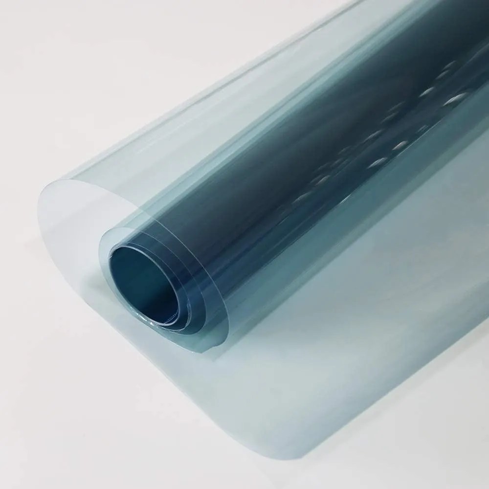 80% VLT Nano Ceramic Car Front Window Film 99% Anti UV Heat Insulation Sun Blocking Solar Window Tint for Car Windshield Rear Side Window, Light Blue, 20Inch X 10Feet