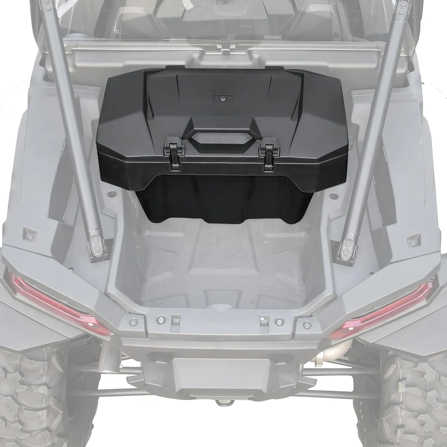 82QT Forward Cargo Box for Polaris RZR XP 1000 2024 , UTV Rear Waterproof Bin Bed Storage Box for RZR XP 1000/ XP 4 1000 Sport/Premium/Ultimate 2024 2025 Accessories, Replace #2889611