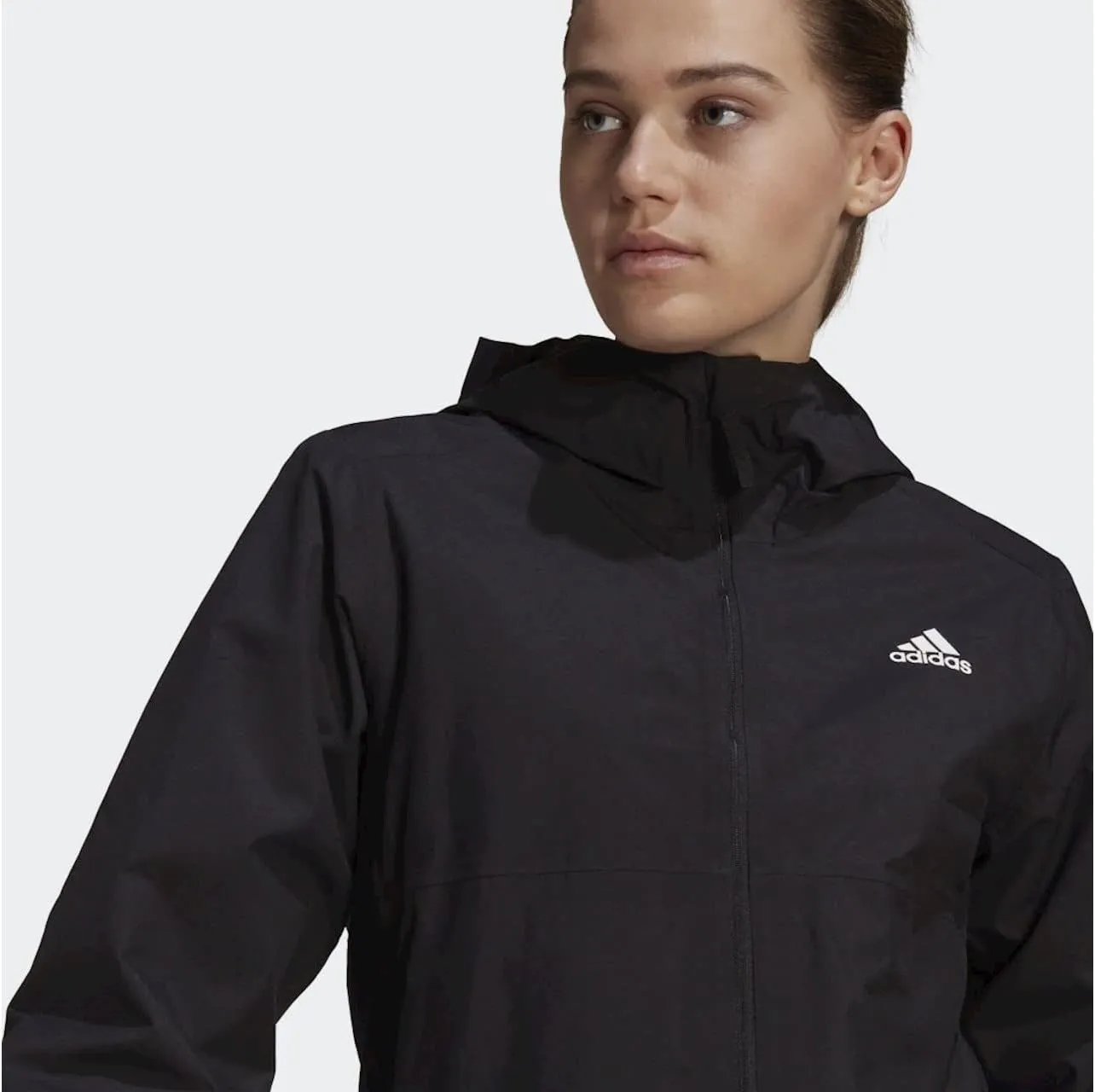 adidas Women's Basic 3-Stripes Rain.rdy Jacket