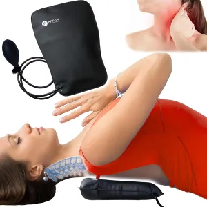 AJUVIA Cervical Neck Traction Device Inflatable Neck and Shoulder Relaxer for Instant Pain Relief