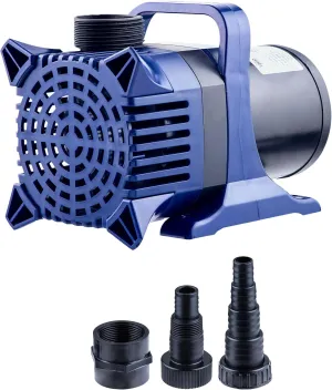 Alpine Corporation - 3100 GPH Submersible Water Pump with 33 FT Cord for Ponds, Fountains, Waterfalls & Water Circulation – Energy-Efficient, Quiet Operation, Vertical/Horizontal Use