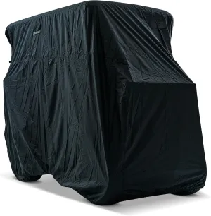 America All-Weather Cover for Golf Cart and UTV, Superior Water Resistance with Tri-Waterproof Coating, Fits Most 2-4 Passenger Carts, Including Kandi Cowboy E10K, Reflective Stripes for Safety