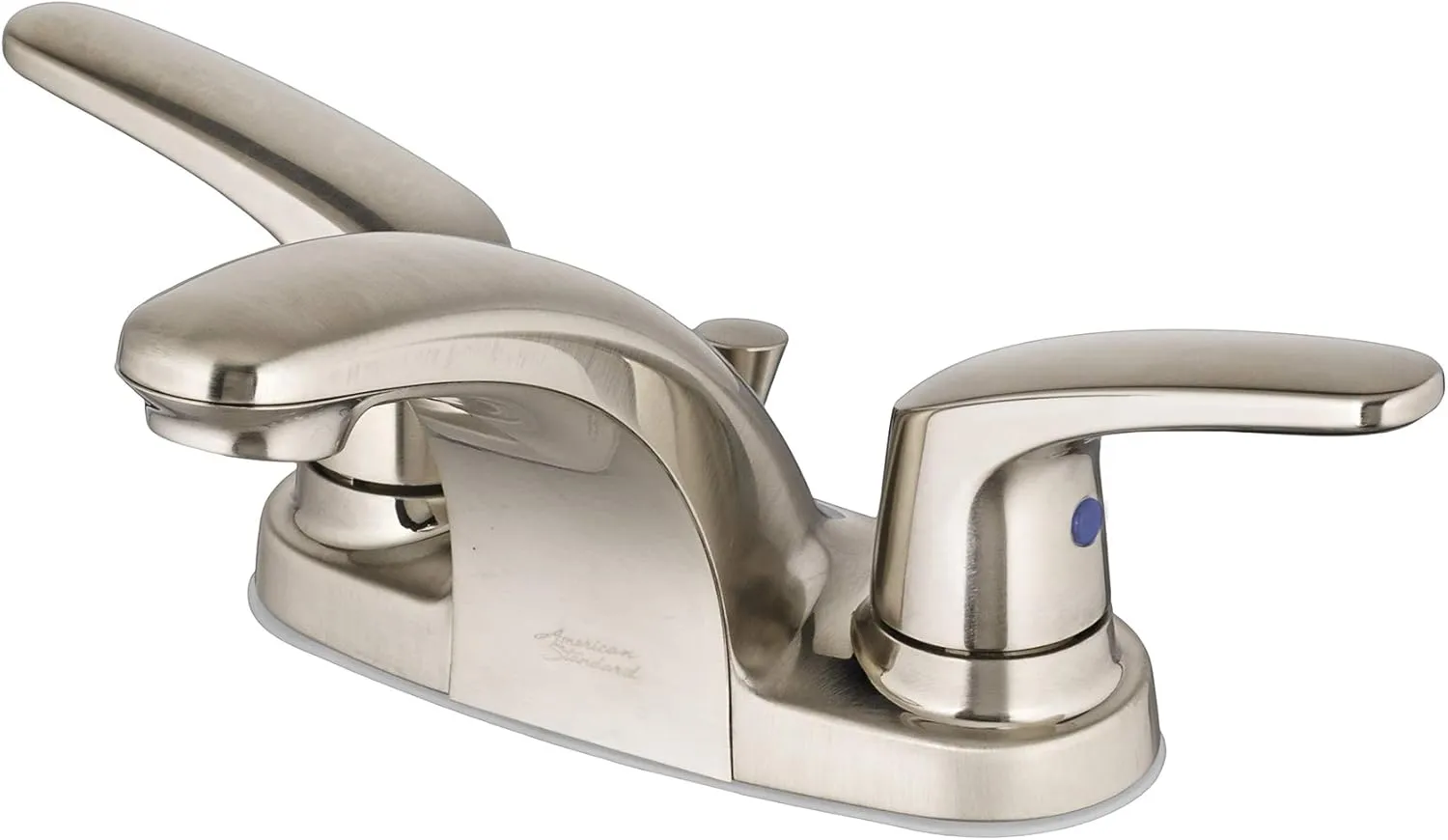 American Standard 7075200.295 Colony Pro Two-Handle Centerset Bathroom Faucet, 1.2 GPM, Brushed Nickel