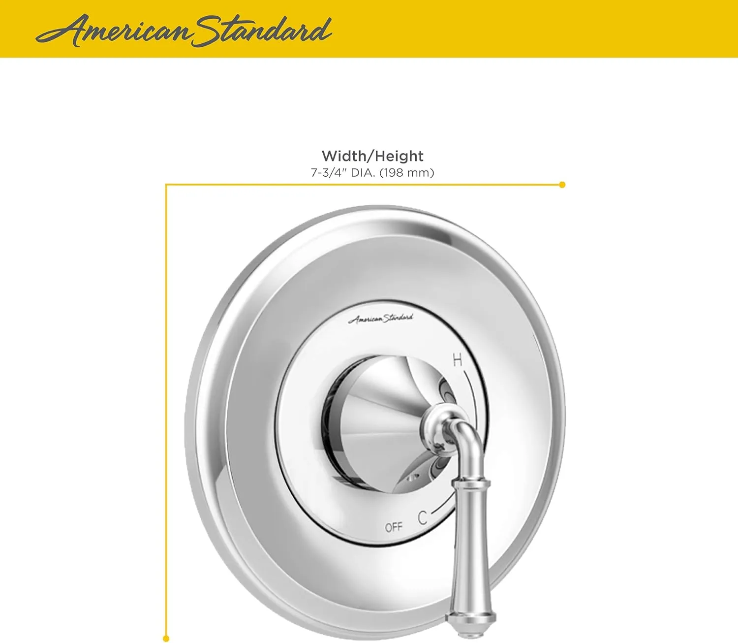 American Standard TU052500.295 Delancey Valve Only Trim Kit with Pressure Balance Cartridge, Universal, Brushed Nickel