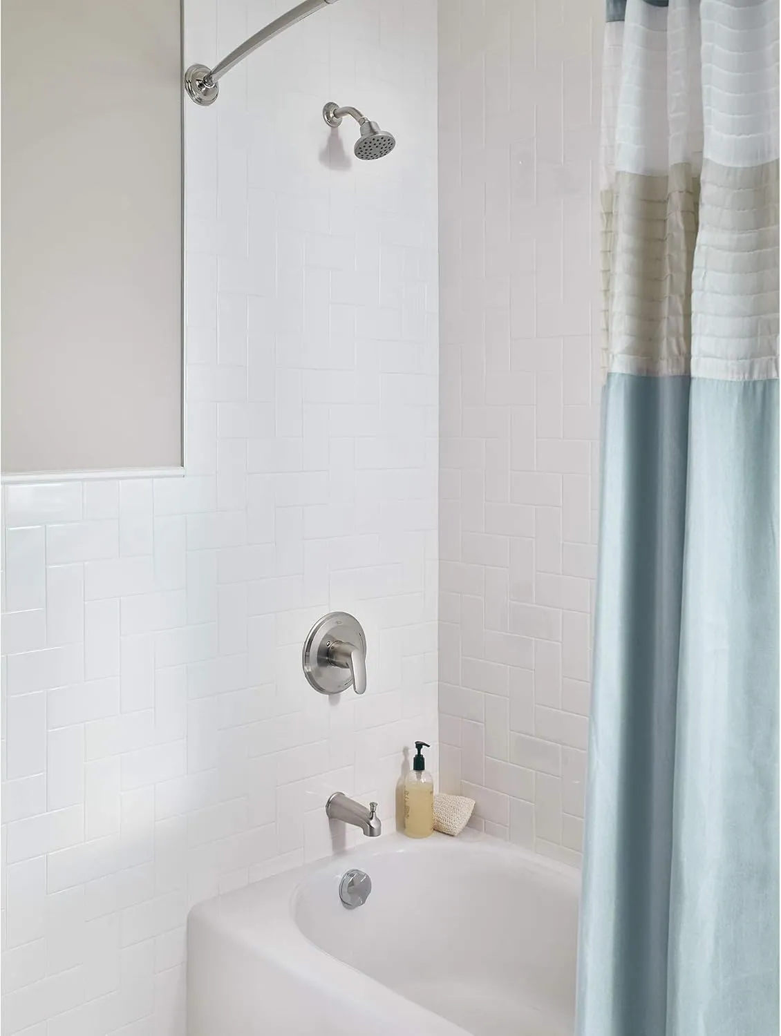 American Standard TU075508.295 Colony Pro Tub and Shower Trim Kit with Cartridge, 1.75 GPM, Brushed Nickel