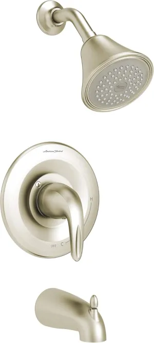 American Standard TU385502.295 Reliant 3 Tub and Shower Faucet with Cartridge, No Size, Brushed Nickel
