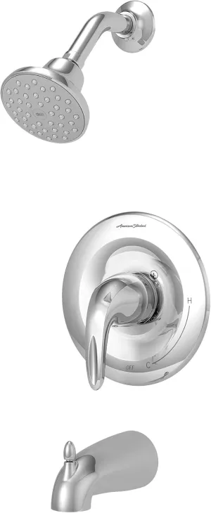 American Standard TU385508.002 Reliant 3 Tub Trim Kit with Water-Saving Shower Head and Cartridge, Polished Chrome