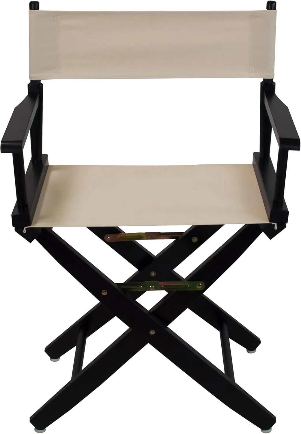 American Trails Extra-Wide Premium 18" Director's Chair Black Frame with Natural Canvas